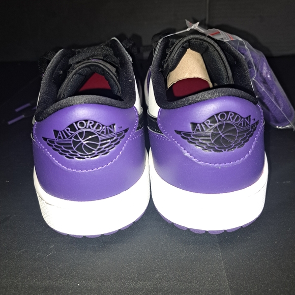 Nike Air Jordan 1 Low Golf Court White Purple New With Box Men's Size 10. - Picture 7 of 15
